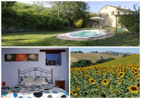 Casa il Girasole con piscina nelle Marche Macerata